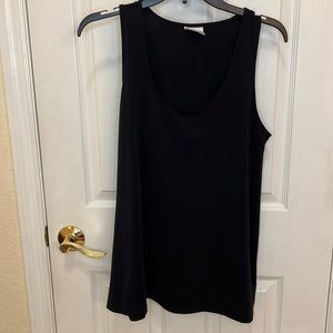 Woman’s Columbia dry fit a-line black tank, size medium